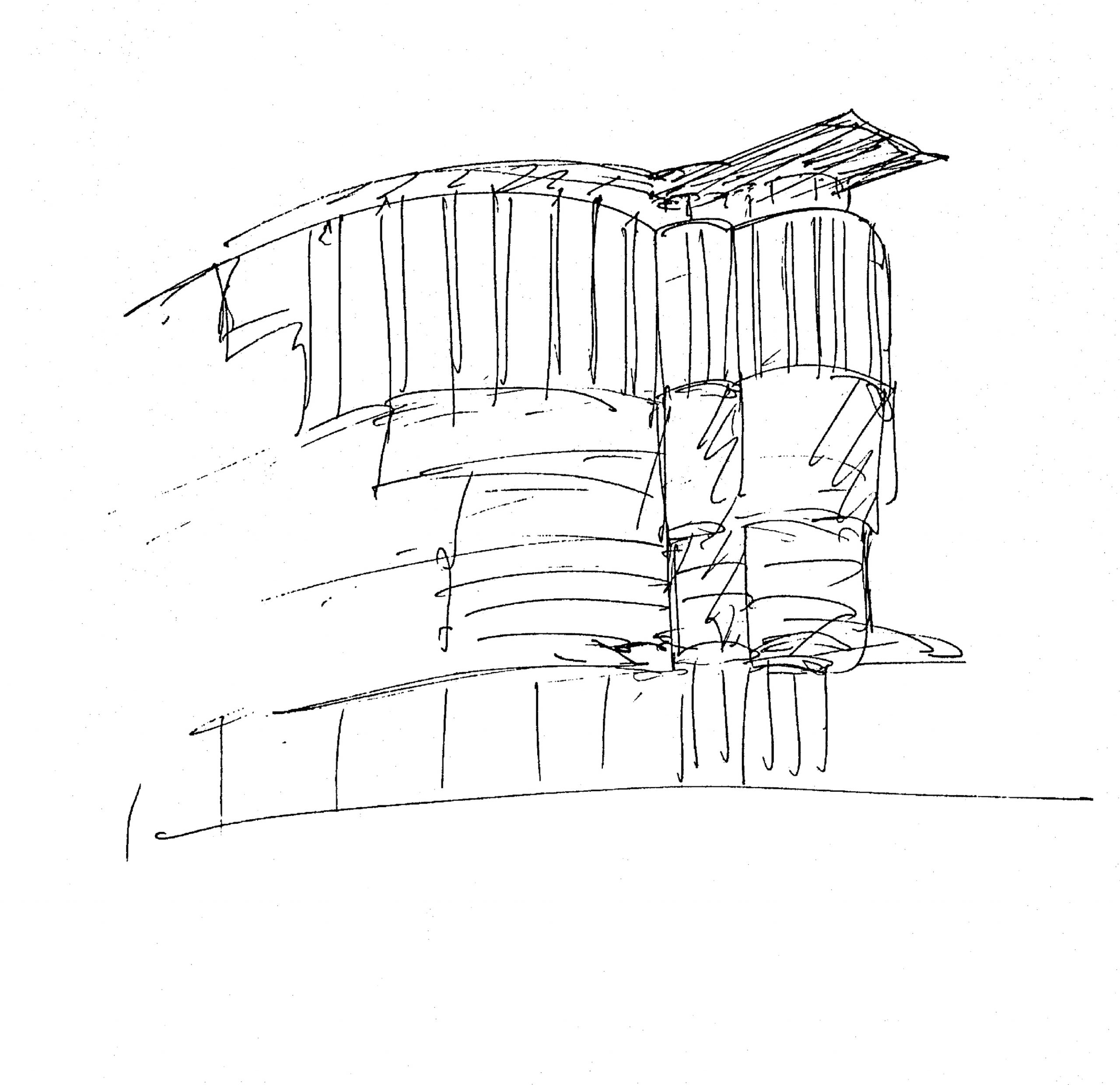 Sketch of Haas House