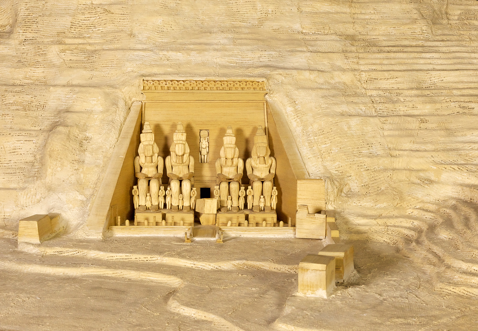 Modell Felsentempel von Ramses II
