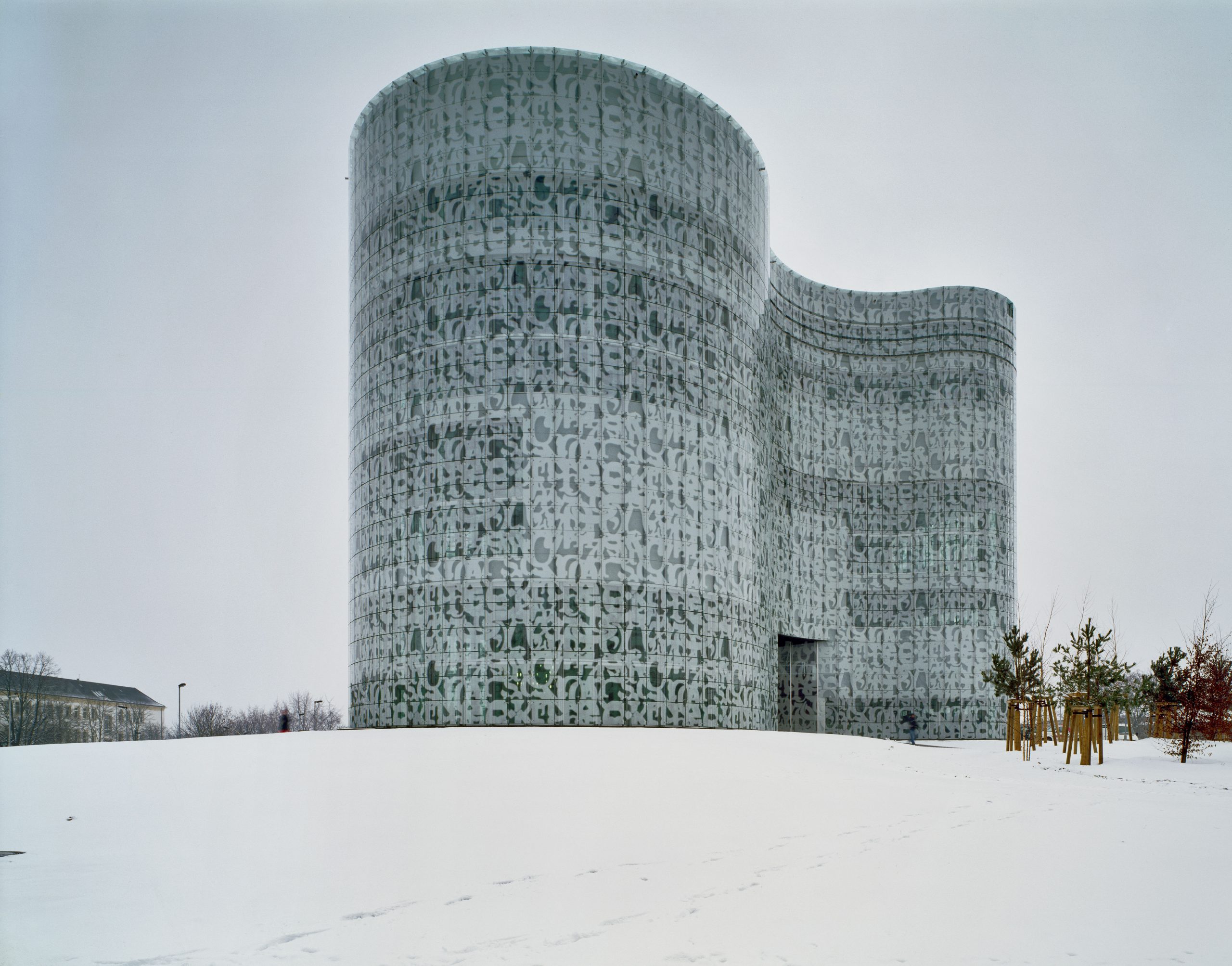 Außenaufnahme Bibliothek Universität Cottbus