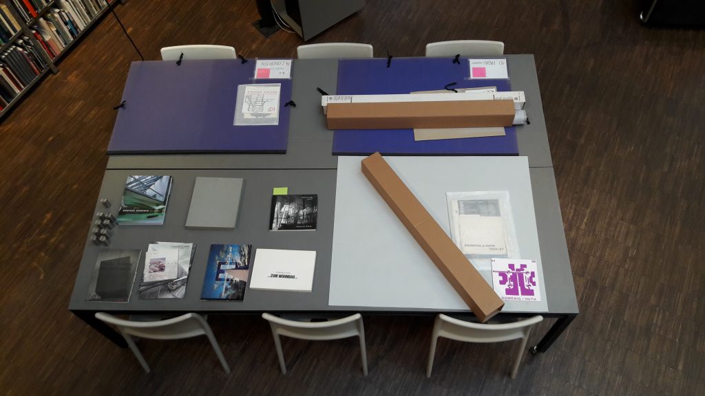 Material on table awaiting inspection