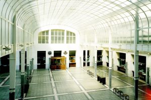 Main hall of the Postsparkasse Vienna