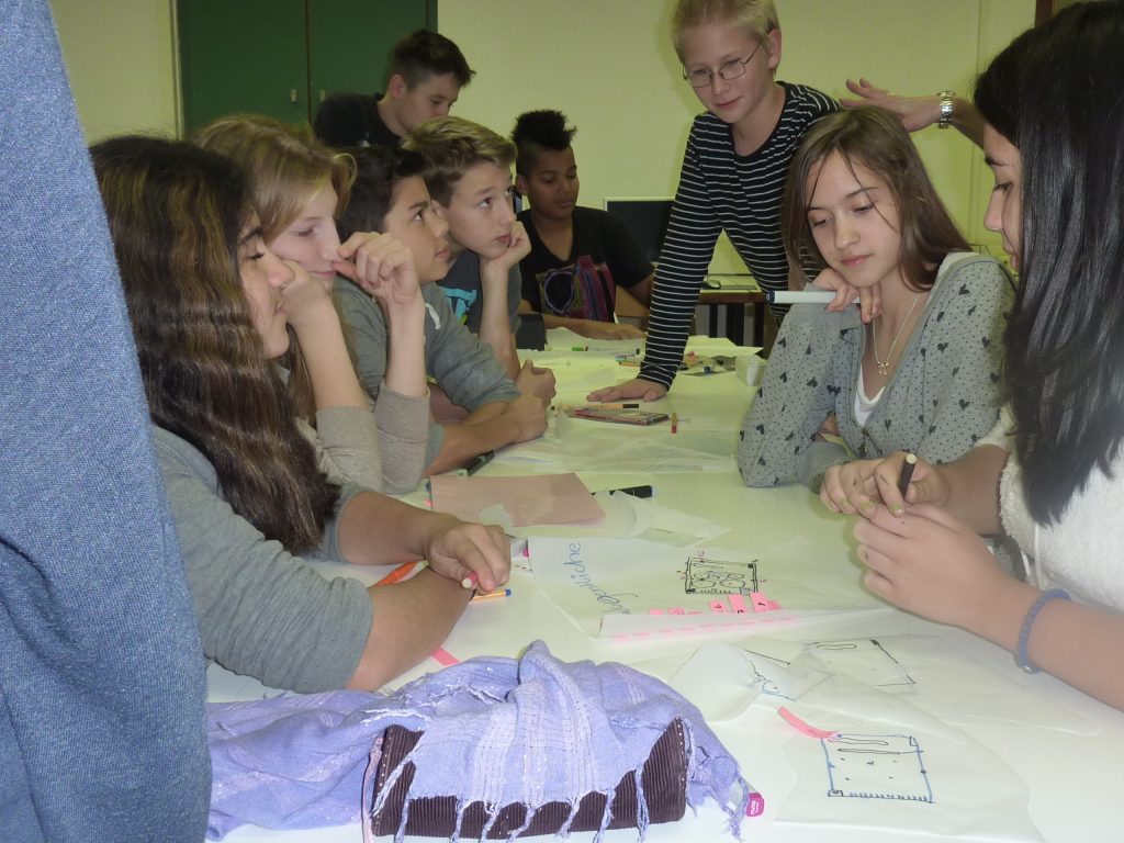 Children design a new classroom.