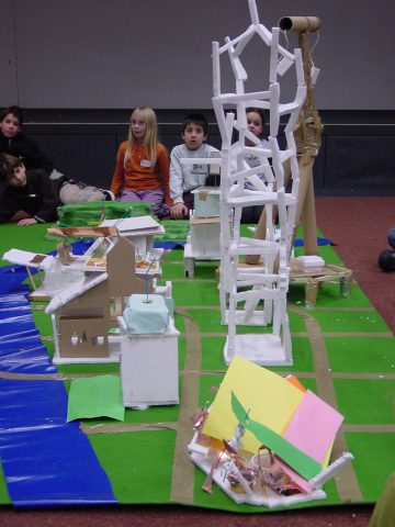 Self-built model city