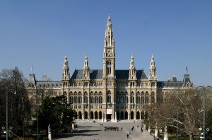 Blick auf das Wiener Rathaus