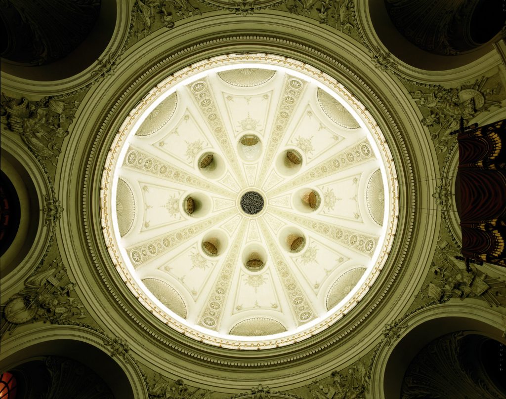 view into a dome