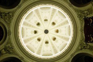view into a dome