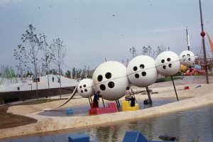 Playground with spheres