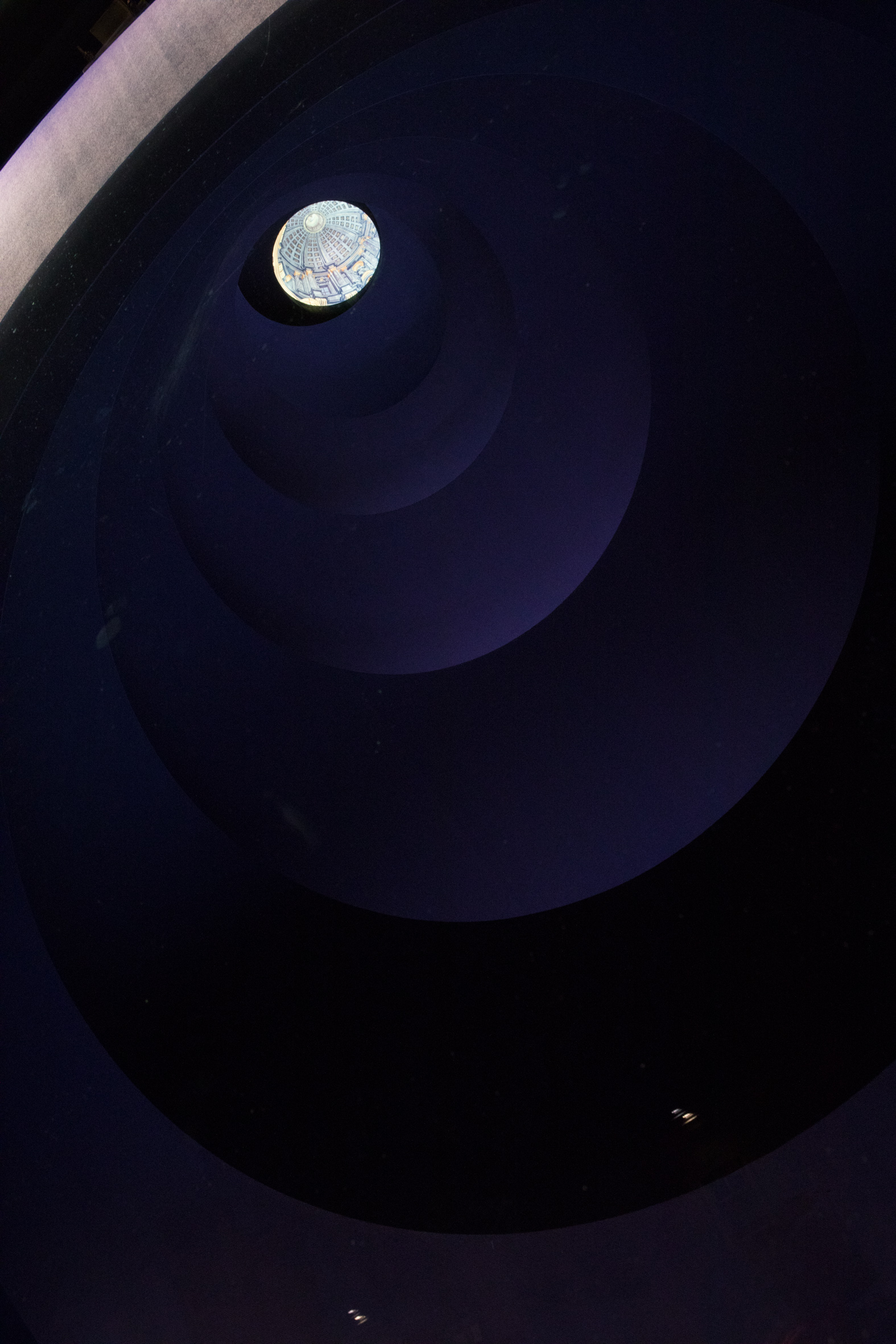 view into a dome