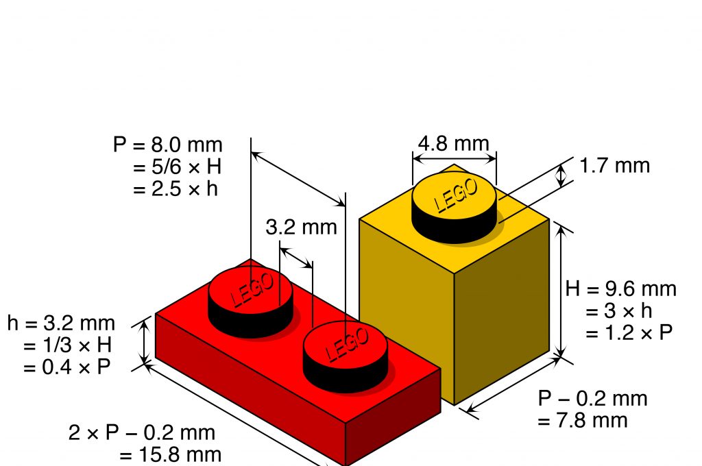 Lego Brick Measurements