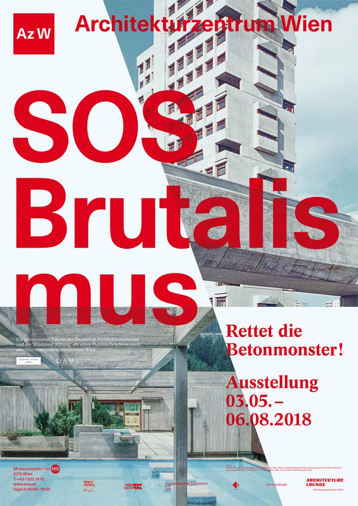 Ausstellungsplakat SOS Brutalismus