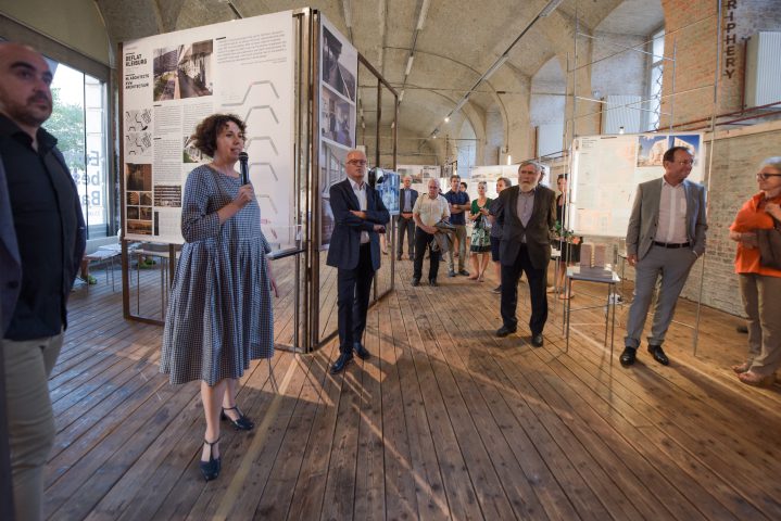Speakers and guests at the opening