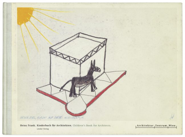 Buchumschlag mit Esel und Bungalow