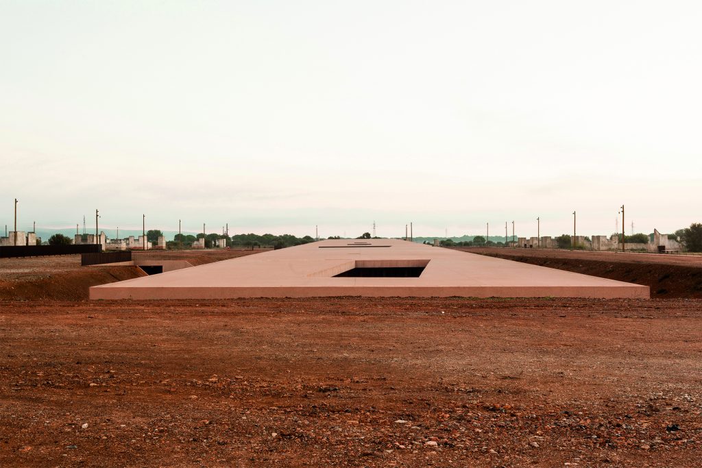 exteriour view of a roof top at ground level