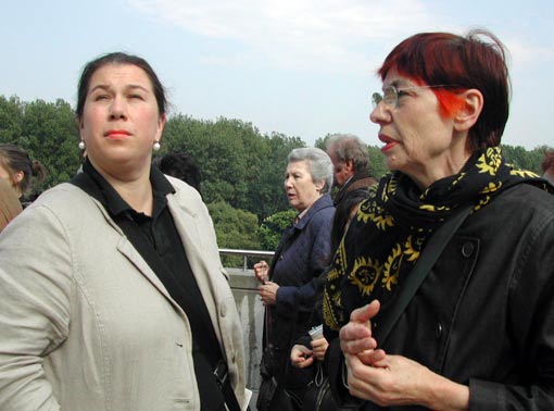 sonntags Teilnehmerinnen Anette Ahrens und Barbara Achleitner