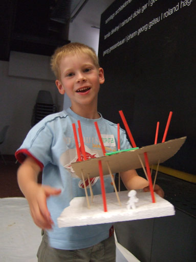 Moritz' model offers a special children-aera.