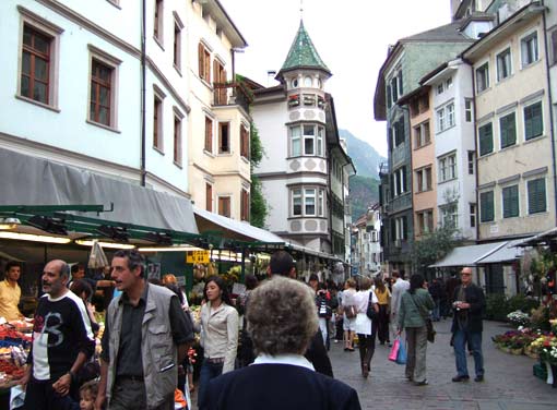 Stadtspaziergang in der Altstadt von Bozen