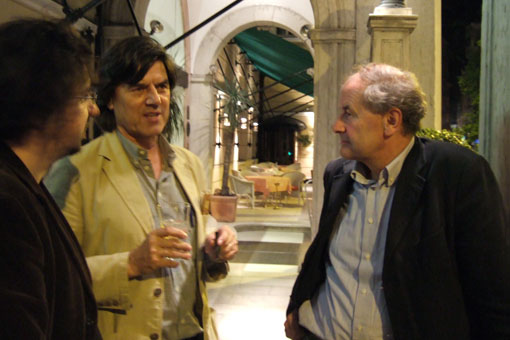 v.l.n.r.: Michael Obrist (feld 72), Walter Pichler, Wolfgang Piller