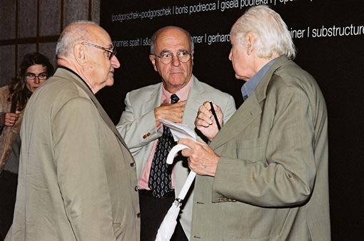 Gustav Peichl, Hannes Pflaum und Hans Hollein