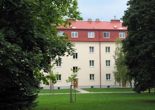Hugo-Breitner-Hof, Vienna Penzing: Erwin Fabrici, Georg Lippert, Fritz Purr, Paul Widmann, 1948-56