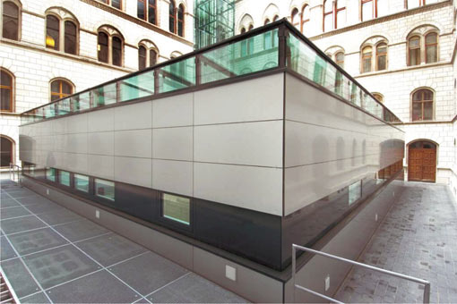 Wiener Stadt- und Landesbibliothek - Tiefspeicher Wien. Bauher: Stadt Wien, MA 34 Bau- u. Gebäudemanagement. Architekten: Hempel Architekten ZT GmbH, Irmo und Helmut Hempel