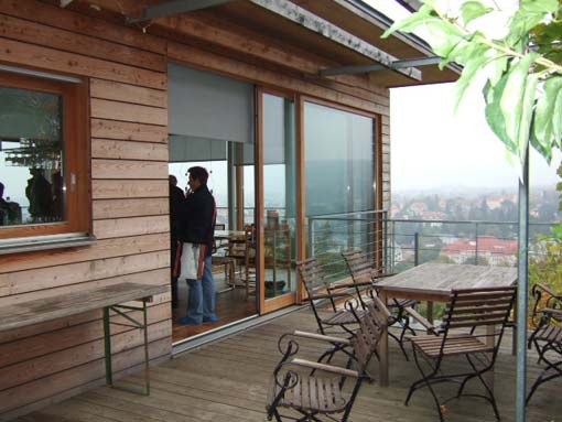Westterrasse des "Raum mit Aussicht"