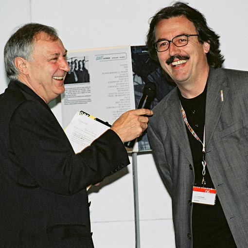 Stuart Freeman and Bernd Hartmann (Bundeskanzleramt)