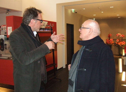 Michael Schluder and Fritz Achleitner in the Foyer of the Hotel 2