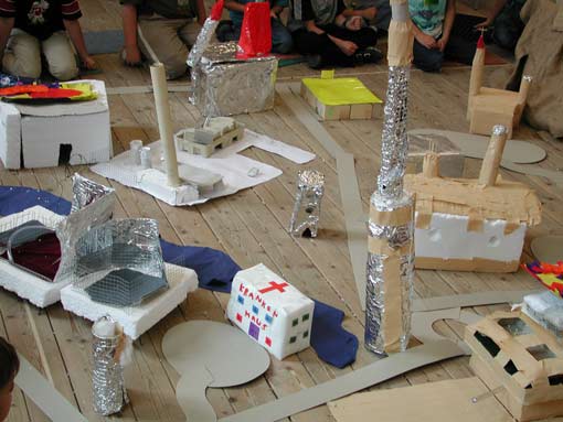 Eindrücke vom Workshop "Abenteuer Stadt"