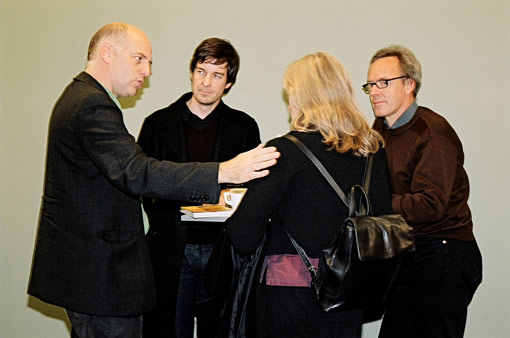 Christoph Chorherr together with visitors