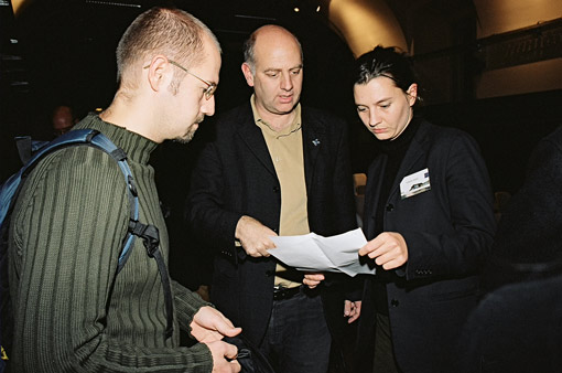 Peter Fattinger, Christoph Chorherr and Isabella Marte