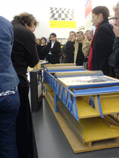 Eindrücke vom a_schaufenster 01: Josef Lackner mit ARTEC Architekten