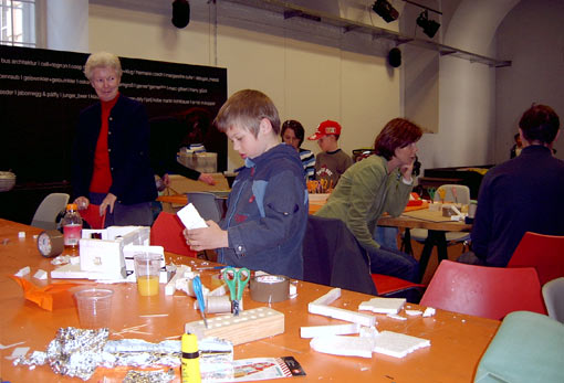 Picture taken at the Workshop during the Open House, May 1st 2007