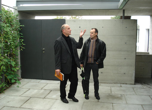 Vorhof Haus List, Klosterneuburg / Karl Langer, 2007 – Architekt Karl Langer erklärt