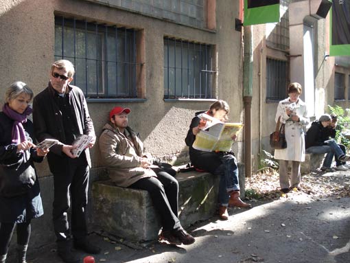 Eindrücke von der Exkursion "sonntags 208: designsafari bratislava"