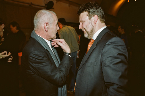 Dietmar Steiner and City Councillor Michael Ludwig