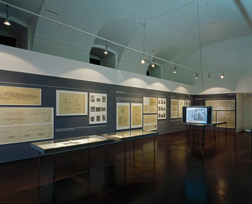 The exhibition "Eugen Wörle (1909 – 1996)" at the Architekturzentrum Wien