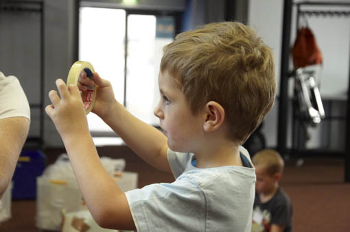 Impressions from the workshop "How do animals live" at the Az W