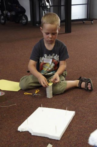 Impressions from the workshop "How do animals live" at the Az W