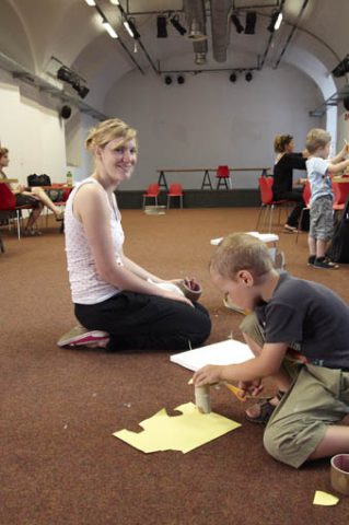 Impressions from the workshop "How do animals live" at the Az W