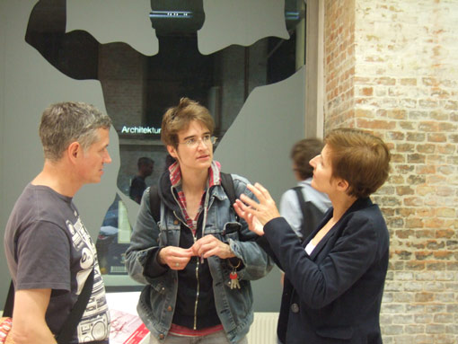 Fotos vom Eröffnungsabend der Ausstellung "Deadline today"