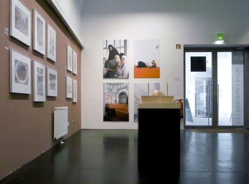 The exhibition "Mosques in Germany. A photographic essay by Wilfried Dechau + models and plans of mosques recently built in Germany"