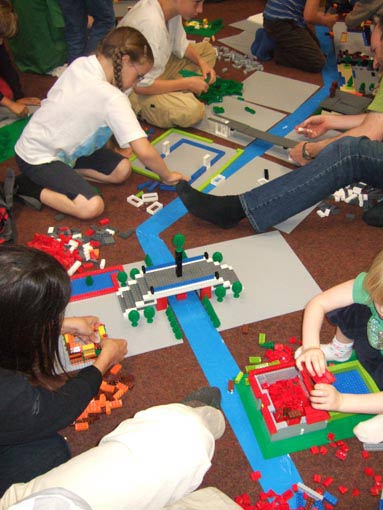 Eindrücke vom Workshop "Az W LEGO Stadt", 20. Juni 2009.