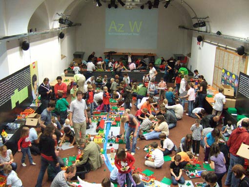 Eindrücke vom Workshop "Az W LEGO Stadt", 20. Juni 2009.