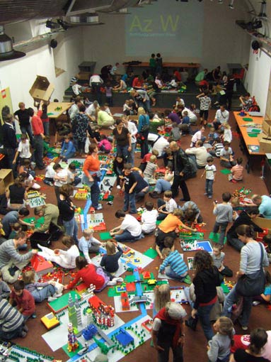 Eindrücke vom Workshop "Az W LEGO Stadt", 20. Juni 2009.
