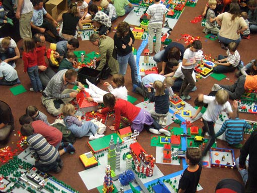 Eindrücke vom Workshop "Az W LEGO Stadt", 20. Juni 2009.