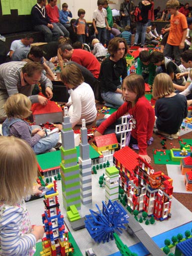 Eindrücke vom Workshop "Az W LEGO Stadt", 20. Juni 2009.