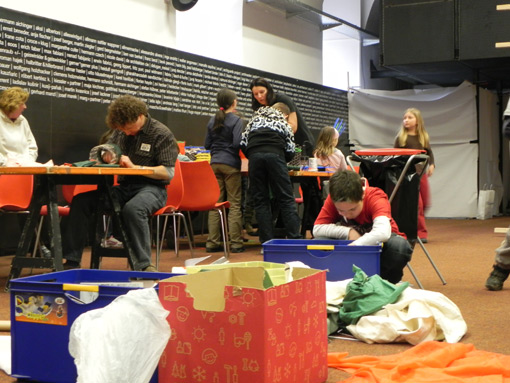 Impressions from the workshop "Archikids: Space and Light", March 13, 2010