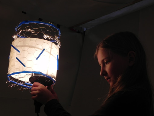 Impressions from the workshop "Archikids: Space and Light", March 13, 2010