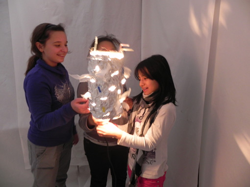 Impressions from the workshop "Archikids: Space and Light", March 13, 2010