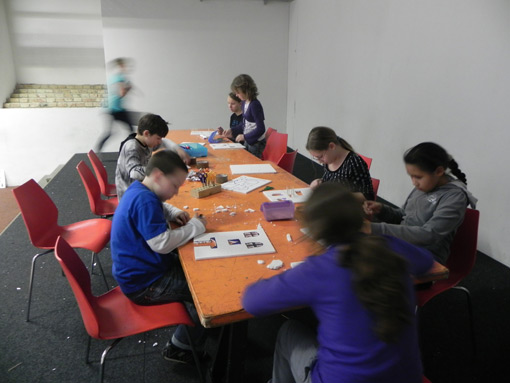 Impressions from the workshop "Archikids: Space and Light", March 13, 2010